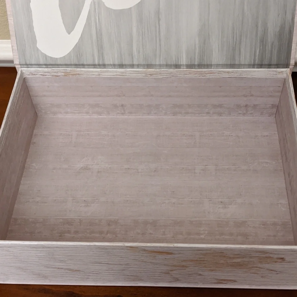 Decorative Boxes Floral Gold Love Wedding Bridal Shower Gift Boxes Keepsake Set